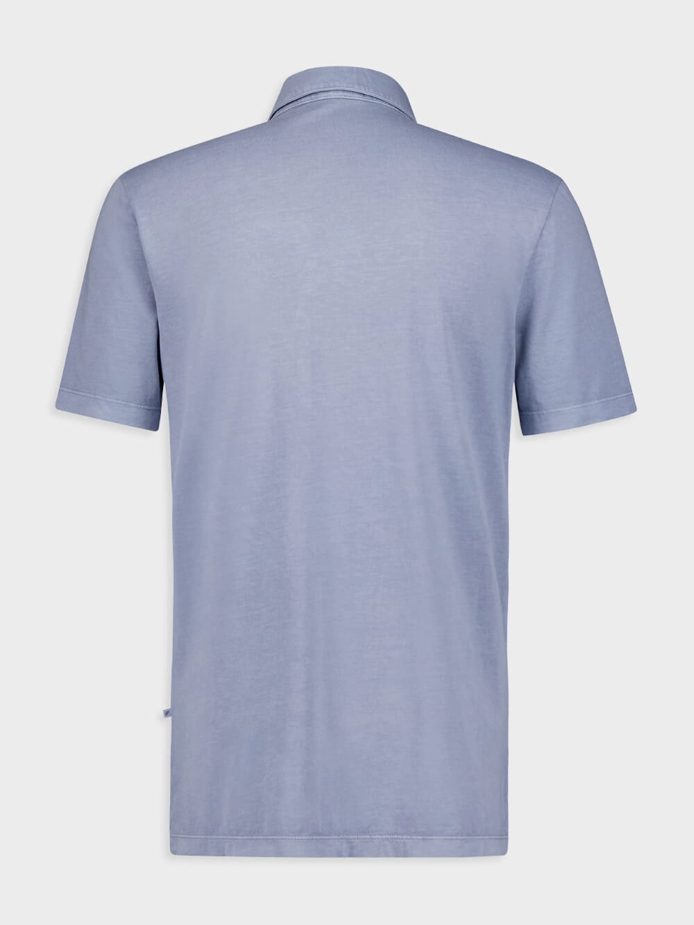 Sueded Jersey Blue Polo