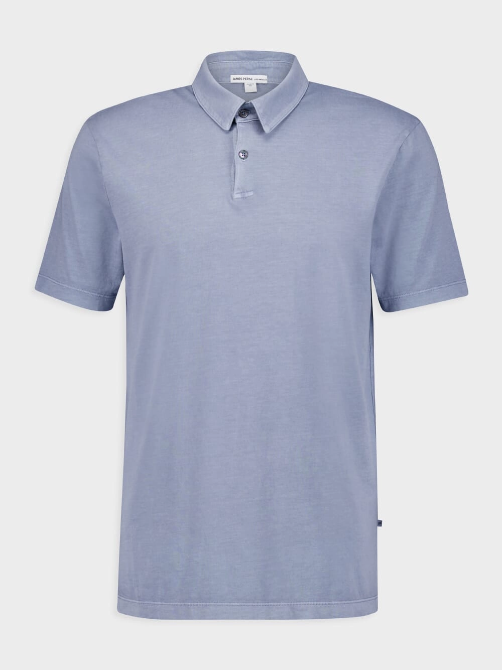 Sueded Jersey Blue Polo Tops Mens - men's t-shirts outlet