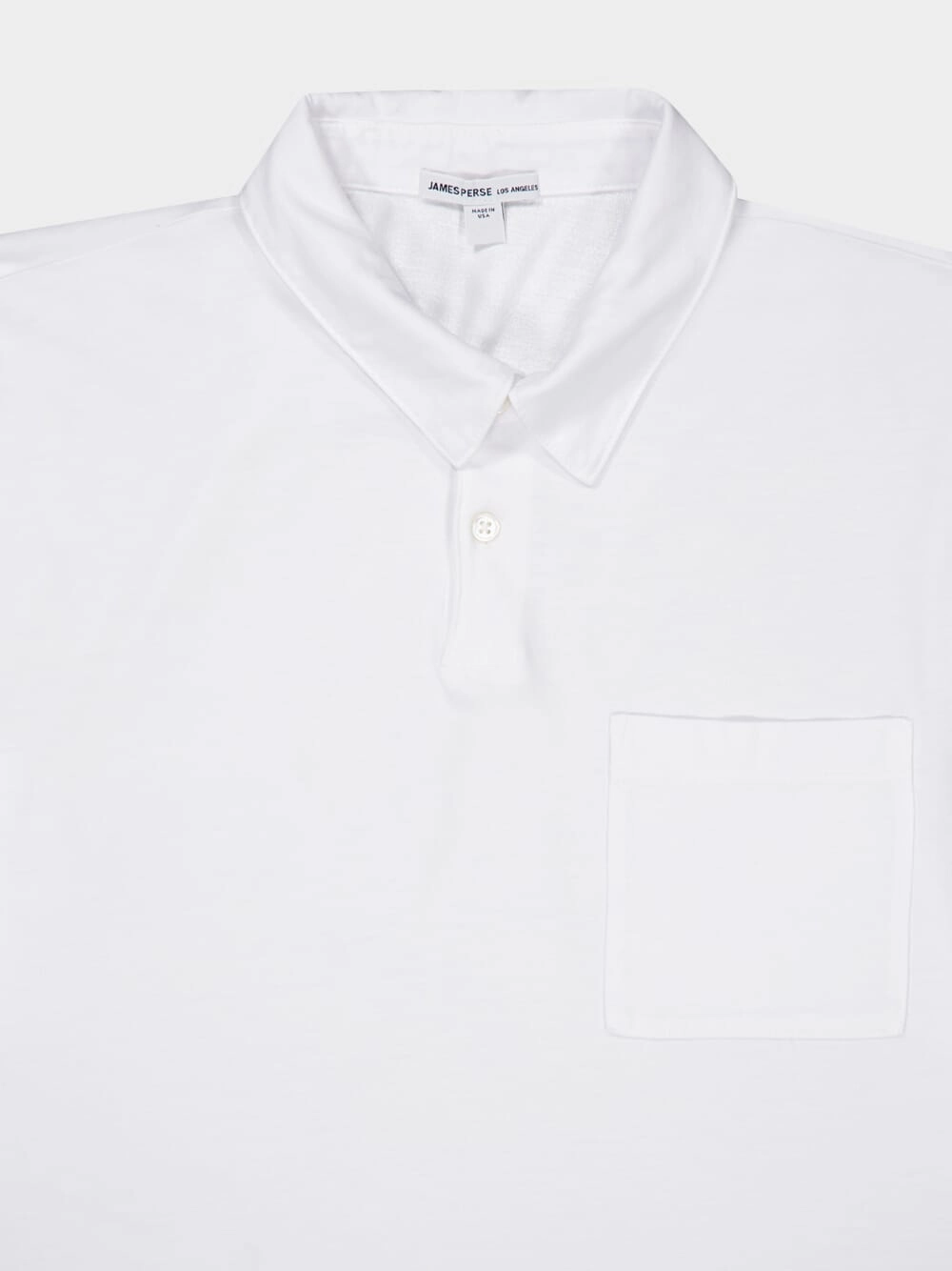 Sueded Jersey White Rugby Polo