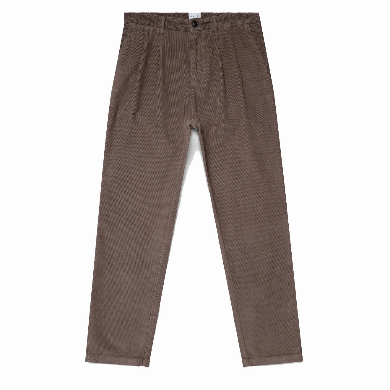 Sunspel Double Pleat Corduroy Trouser Cedar mens joggers promo code