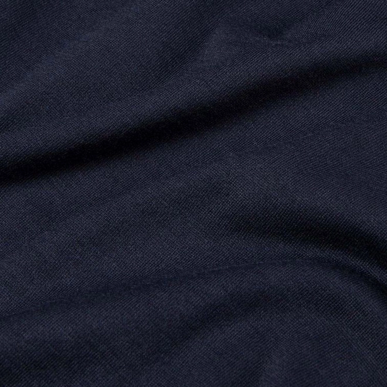 Sunspel Long Sleeve Crew Neck T-Shirt Navy