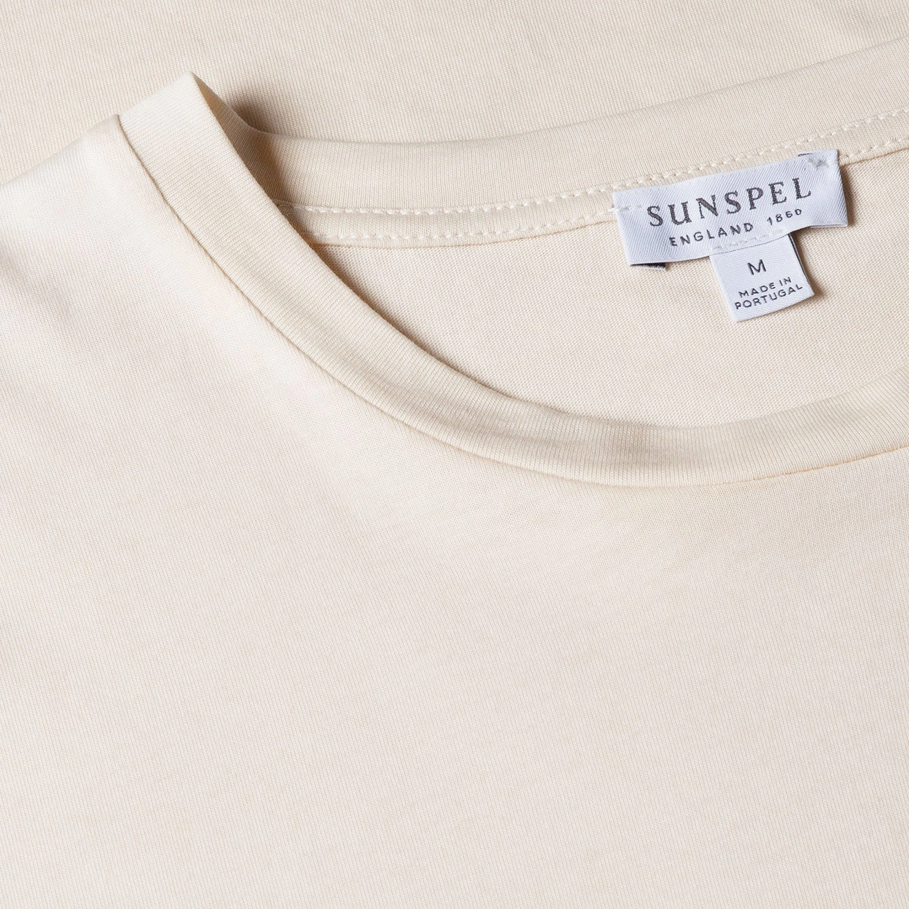 Sunspel Riviera Midweight T-Shirt Undyed