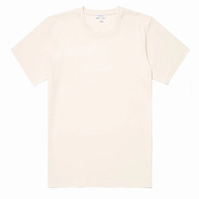 Sunspel Riviera Midweight T-Shirt Undyed henley shirts online