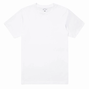 Sunspel Riviera Midweight T-Shirt White henley shirts online