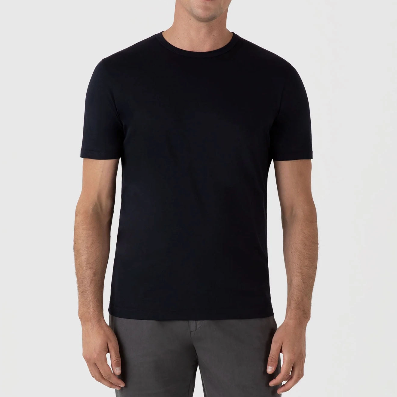 Sunspel S/S Crew Neck Tee Midnight Navy
