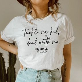 Tackle My Kid Football Mama T-Shirt Holiday Collection - holiday outfits clearance