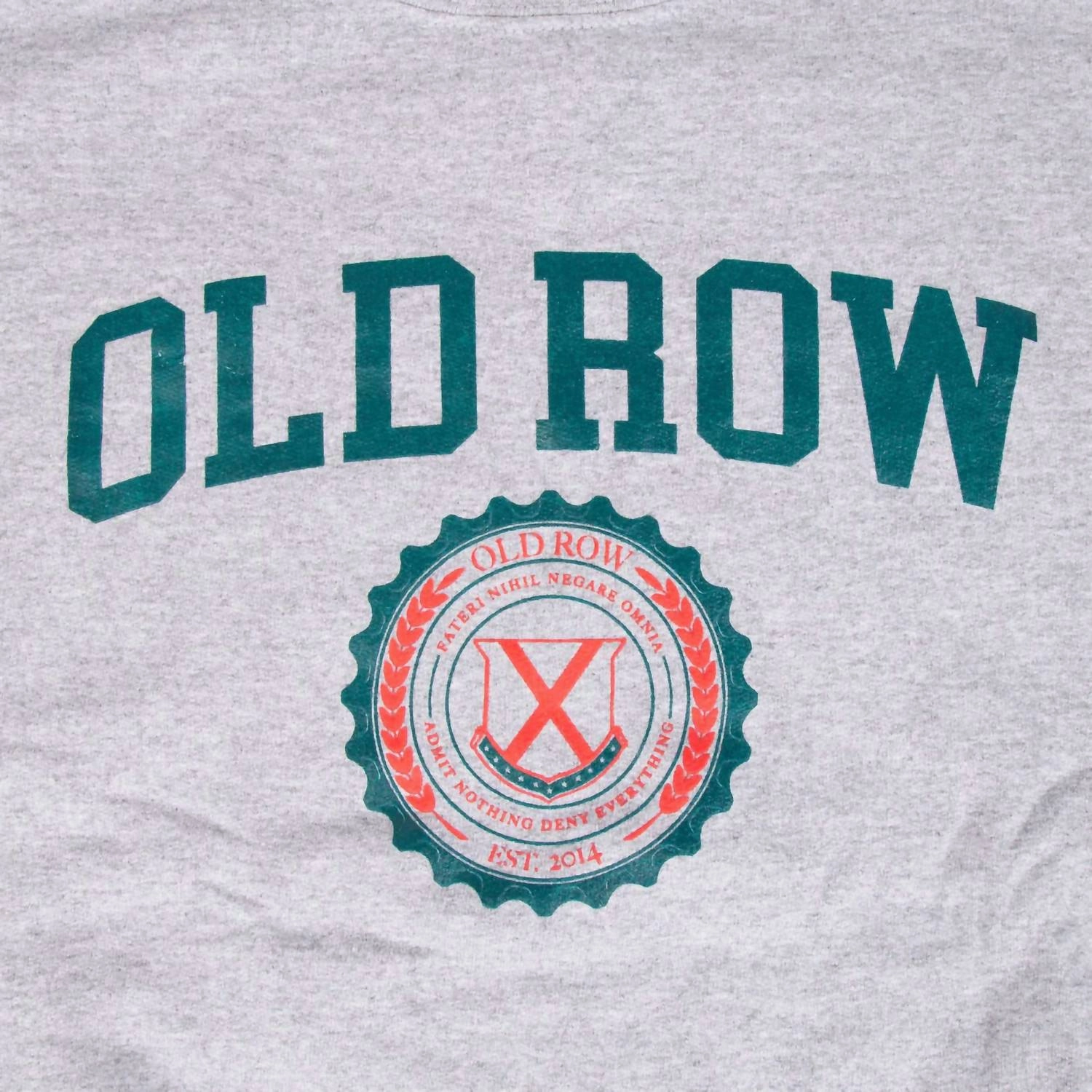 Tailgate Badge Crewneck Sweatshirt In Grey Heather