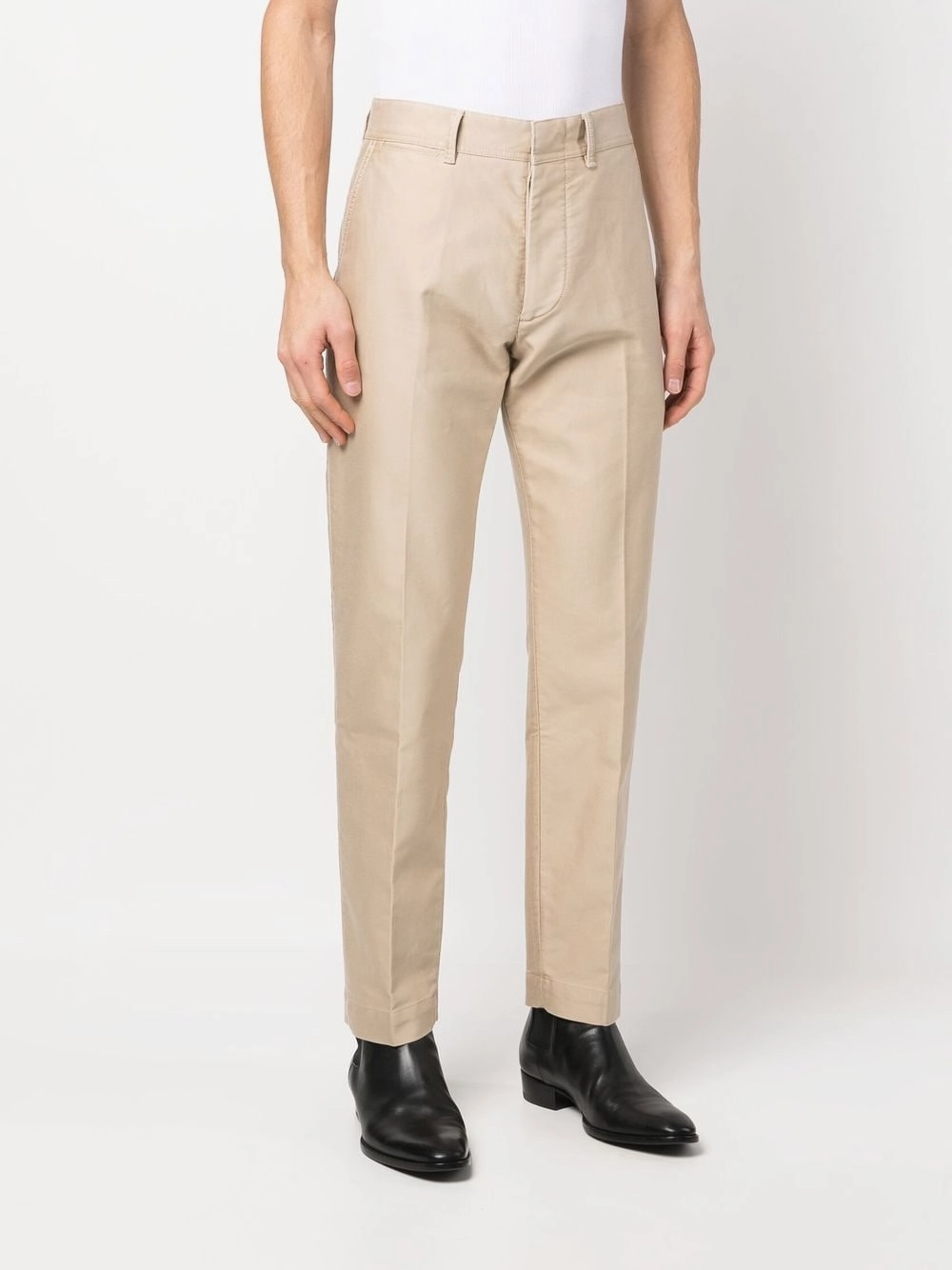 Tailored Cotton Beige Trousers Bottoms Mens - cheap mens shorts online