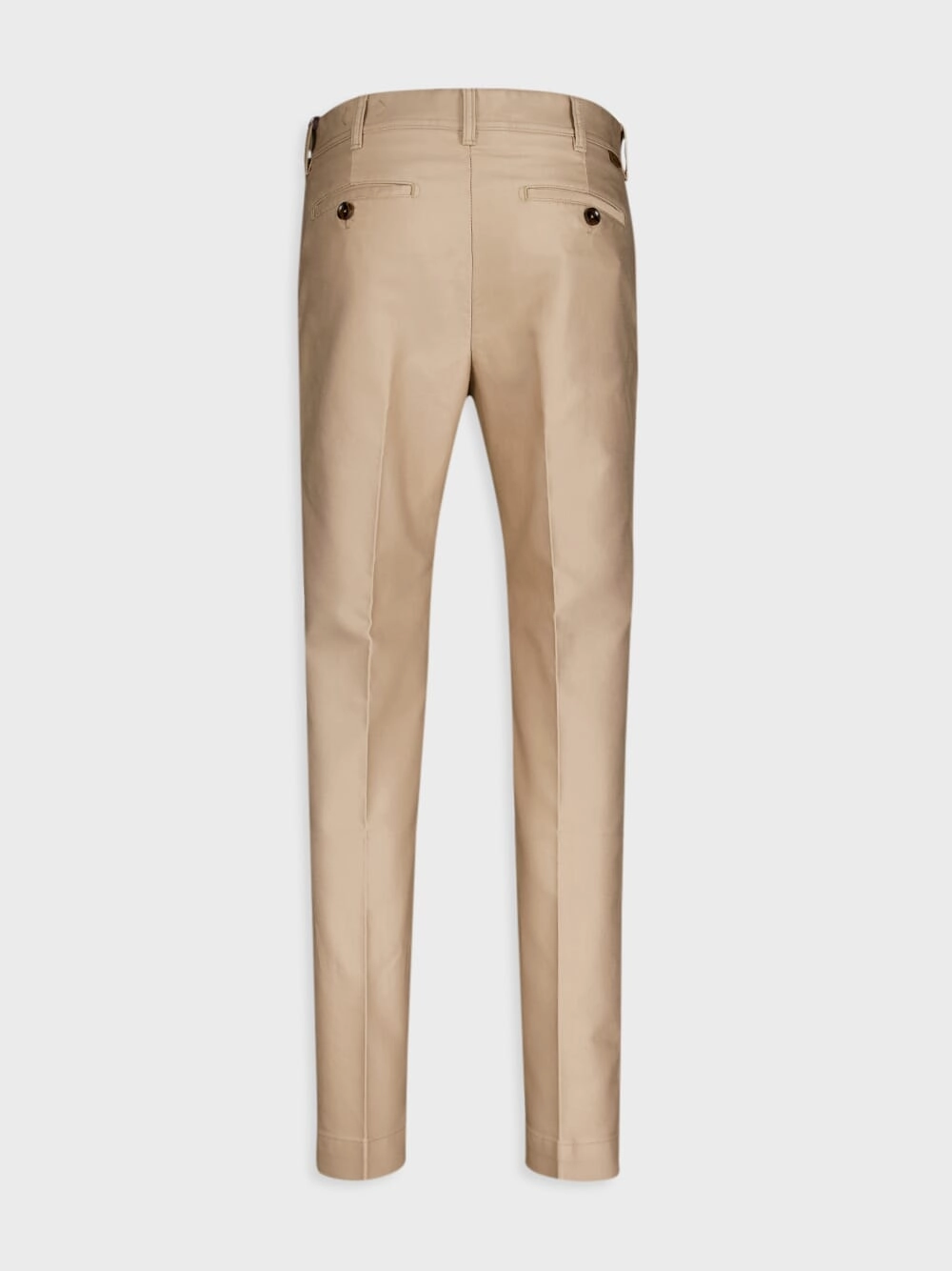 Tailored Cotton Beige Trousers