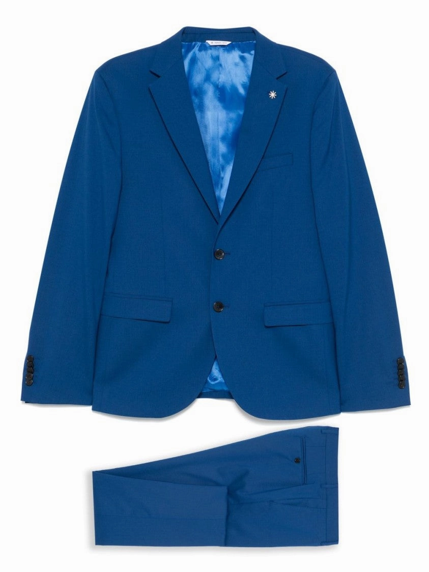 Tailored Cotton Jacket With Concealed Fastening And English Vents