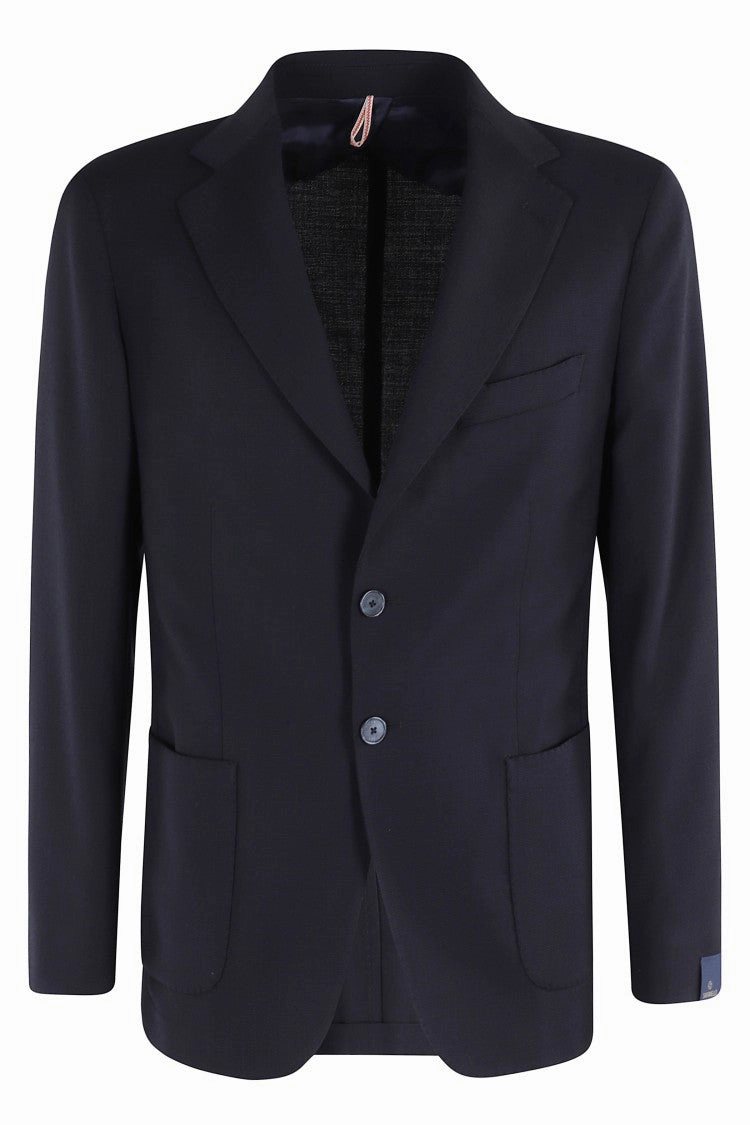 Tailored Hopsack Stretch Blazer