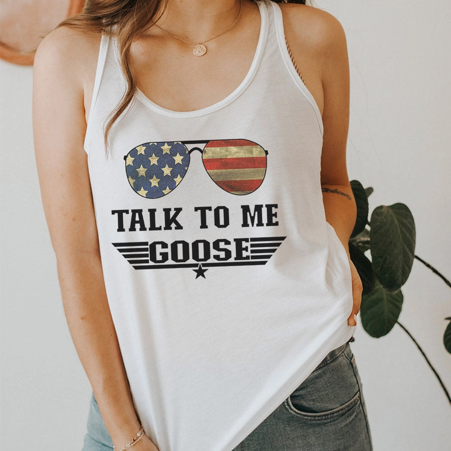 Talk To Me Goose Sleeveless Tank Holiday Collection - vacation wear sale