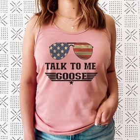 Talk To Me Goose Sleeveless Tank Holiday Collection - vacation wear sale