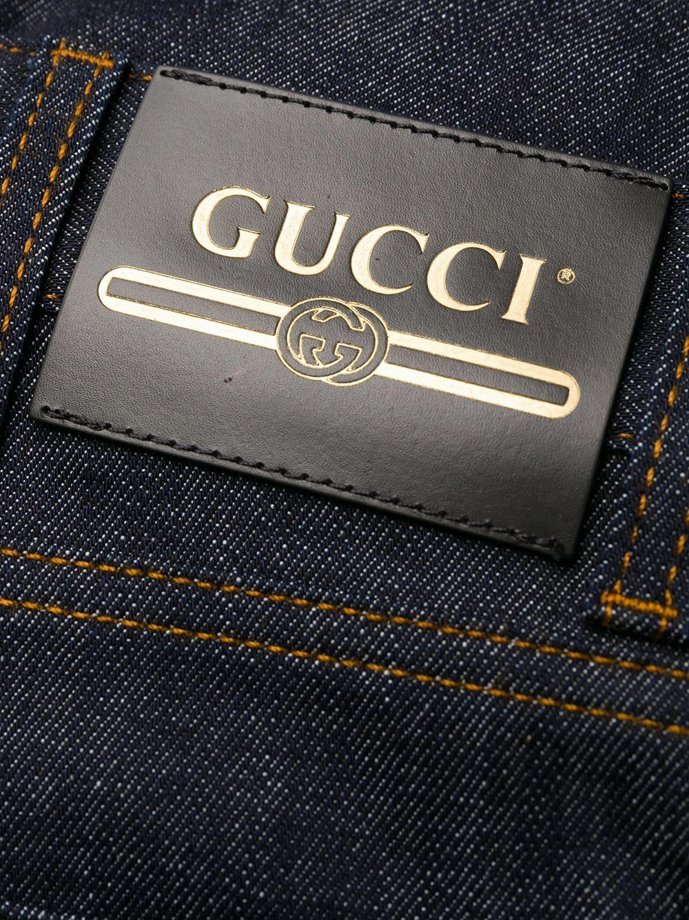 Tapered washed Jeans
