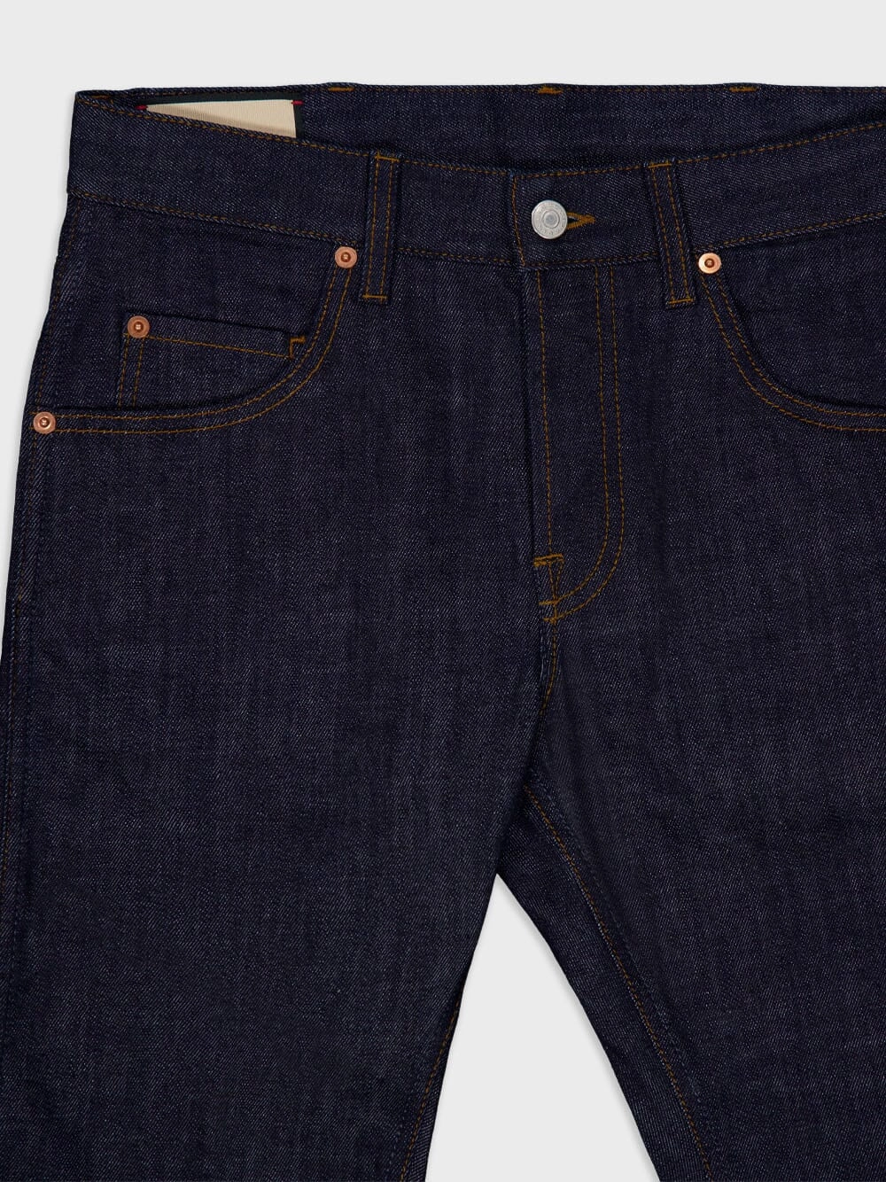 Tapered washed Jeans
