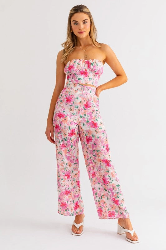 Tea Party in the Garden Crop Top - Large