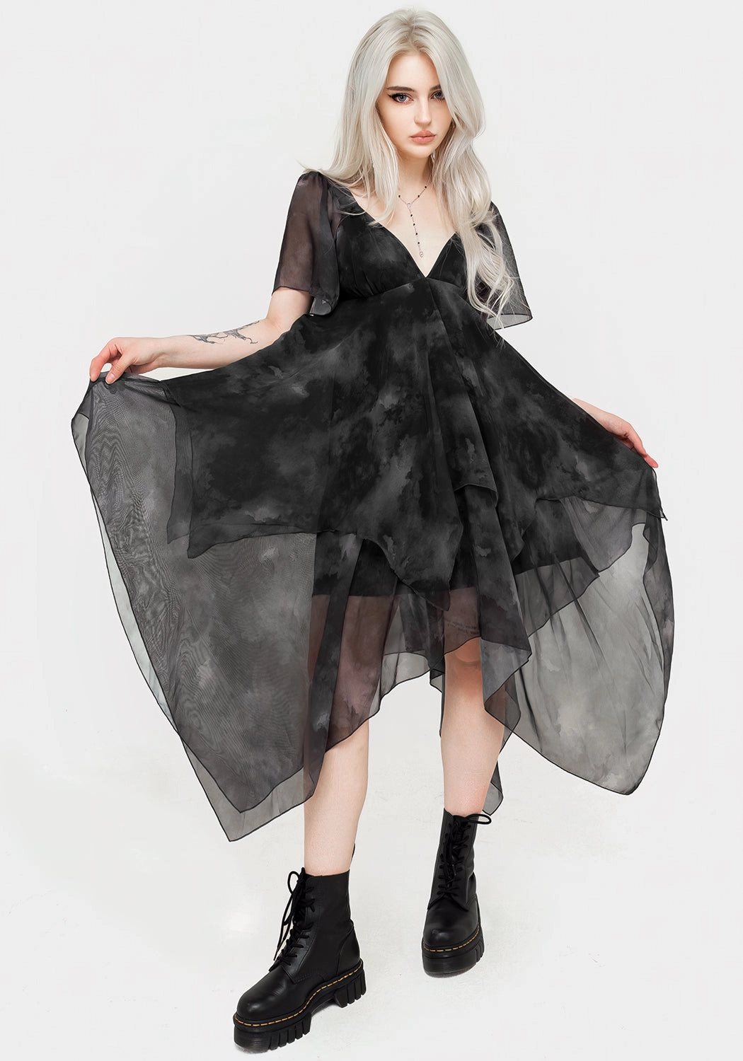 Tempest Layered Midi Dress