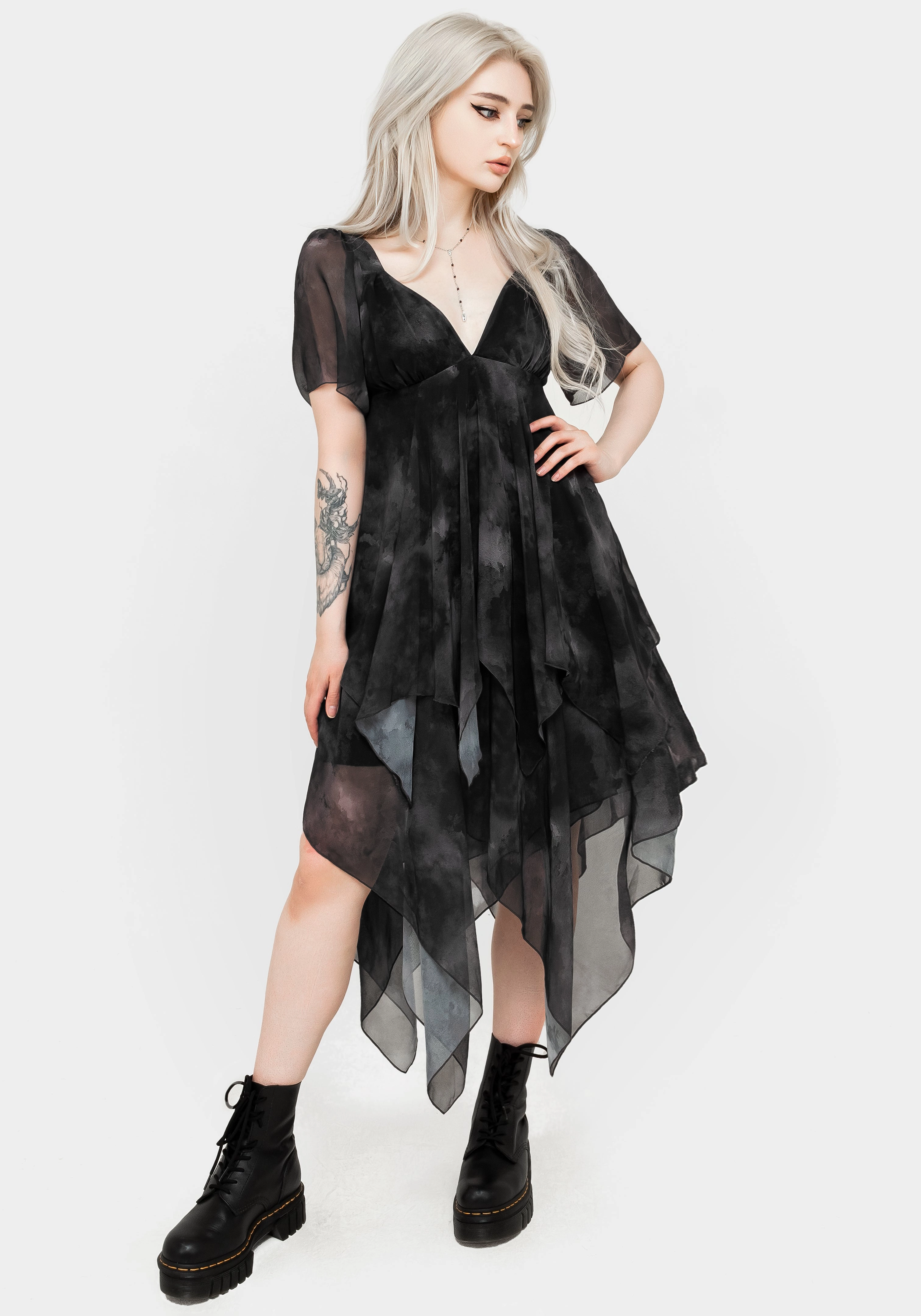 Tempest Layered Midi Dress Dresses Womens - women's dresses clearance