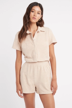 Terry Track Shorts womens chinos discount