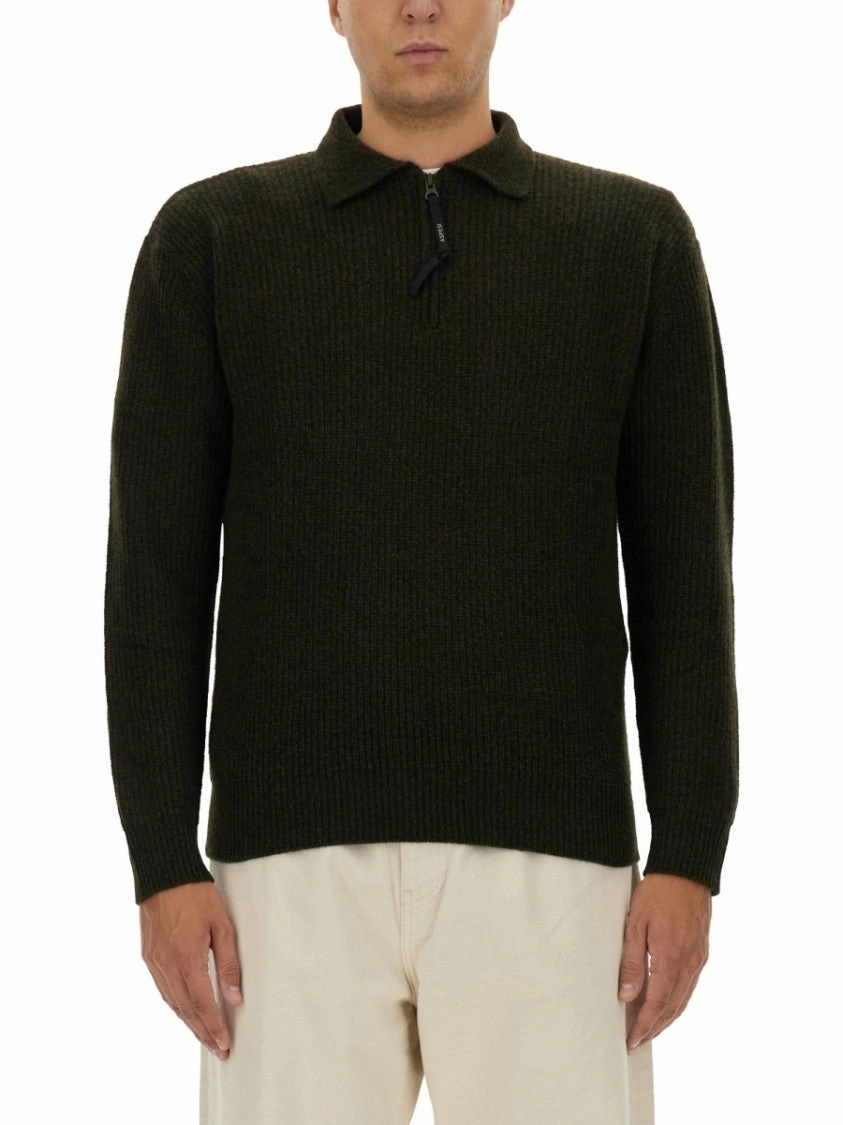 Textured Ribbed Wool Jersey cashmere sweaters sale
