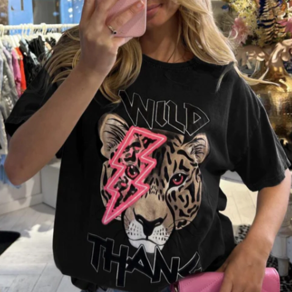 The Boutique Wild Thang Oversized Tee Holiday Collection - vacation wear sale