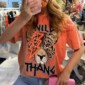 The Boutique Wild Thang Oversized Tee Holiday Collection - vacation wear sale