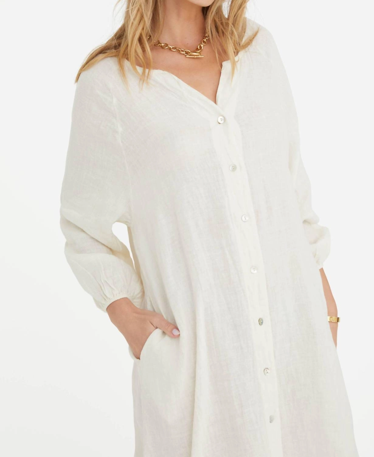 The Camille Dress In Ecru