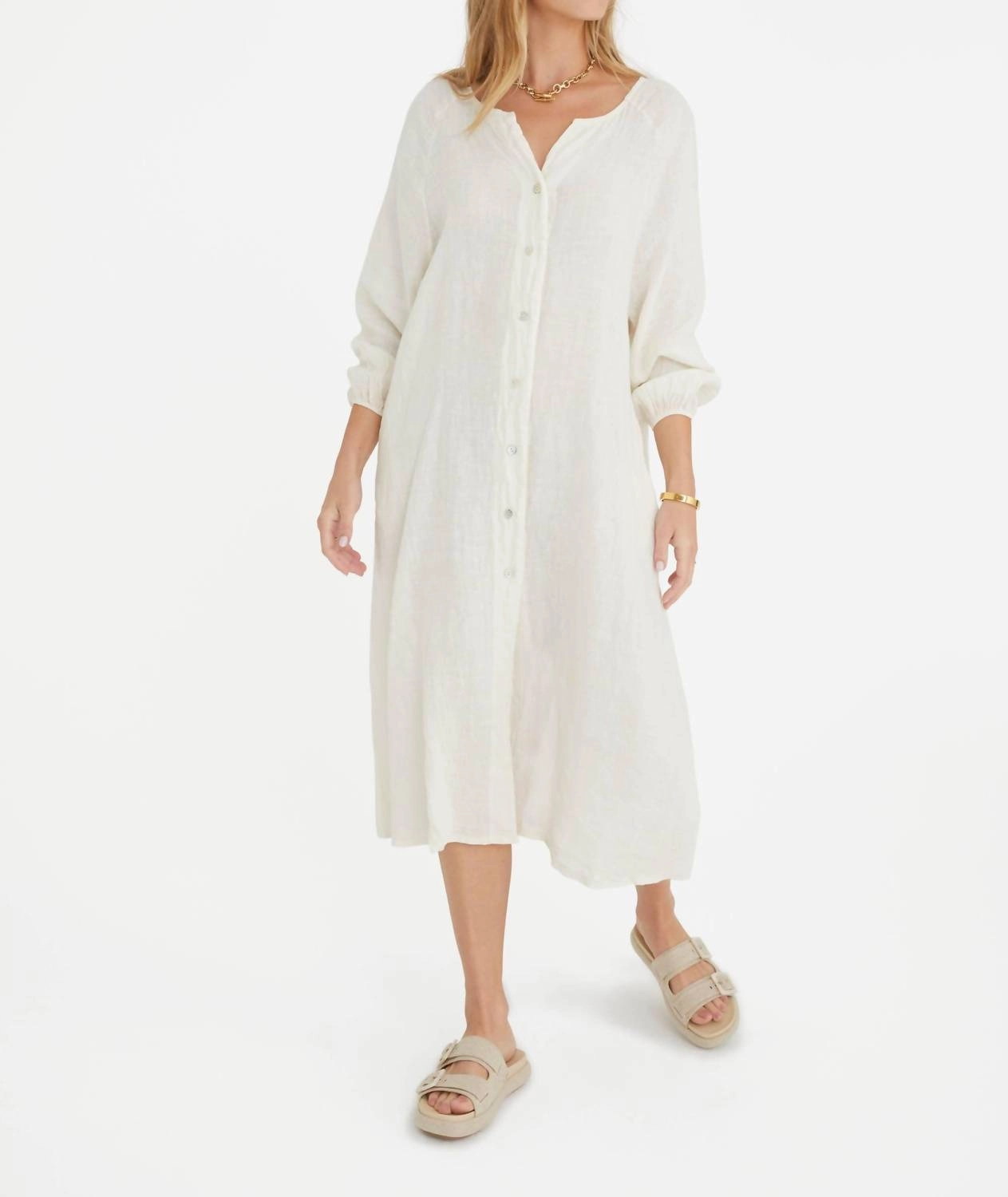 The Camille Dress In Ecru