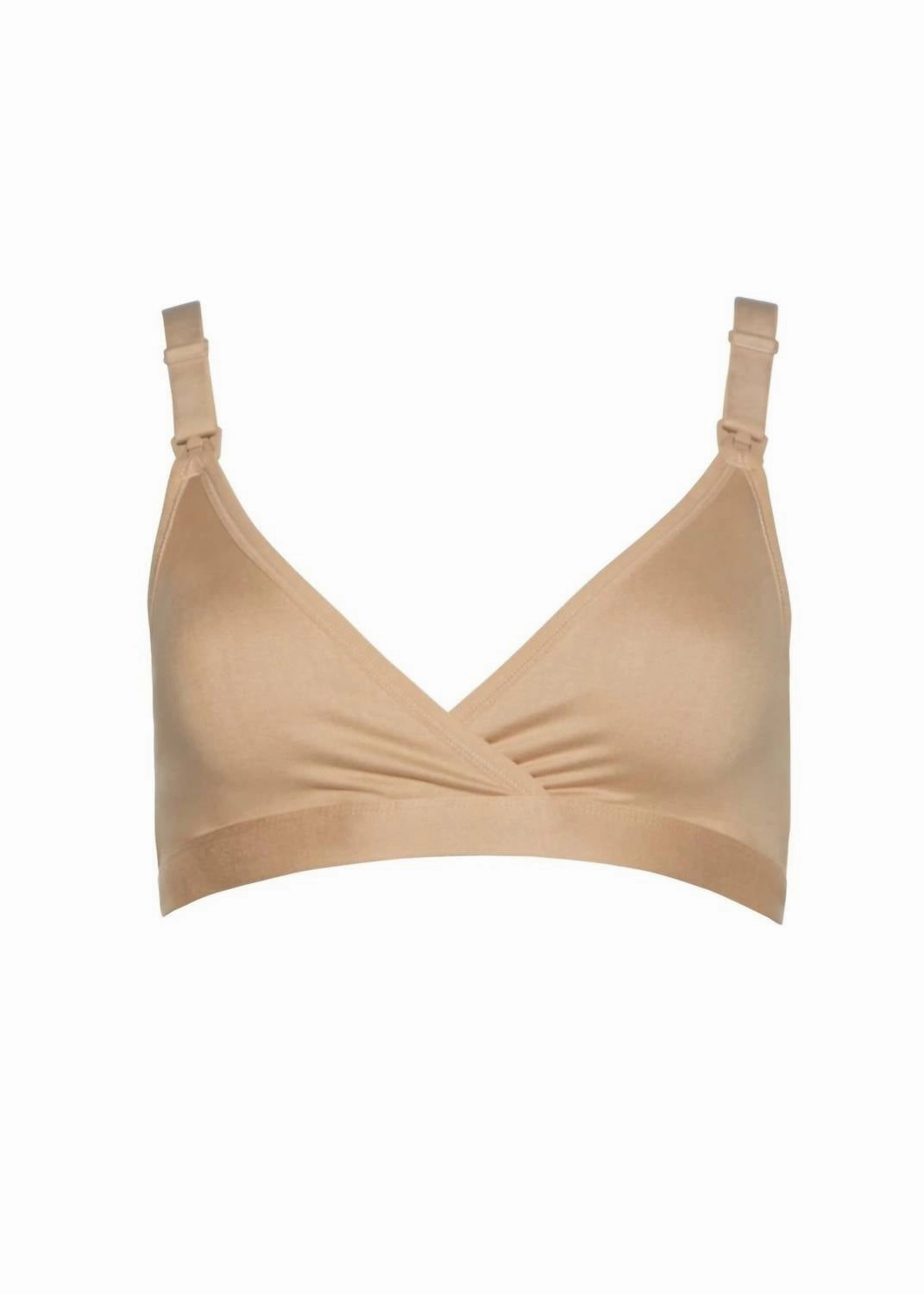 The Comfy Nursing Bra In Beige