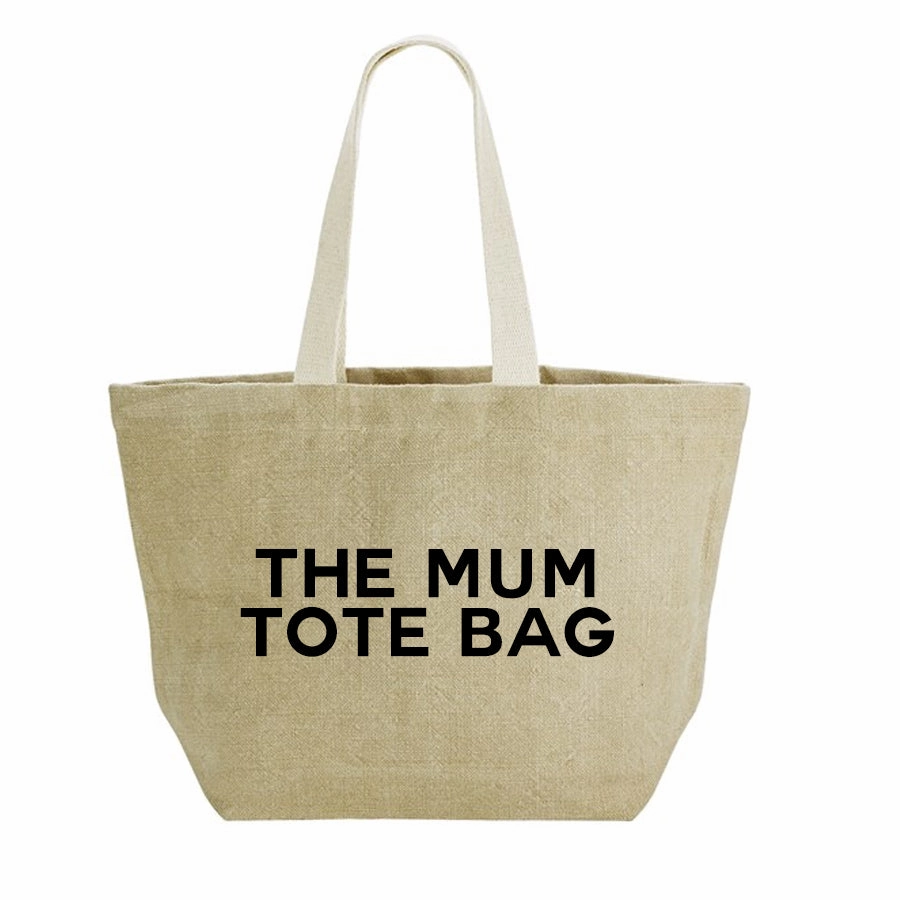 The Mum Tote Bag Washed Jute