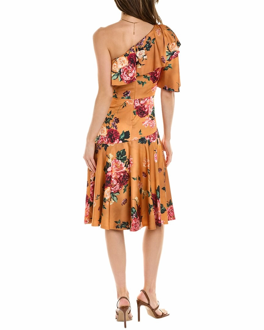 Theia Elora Printed Cocktail Dress