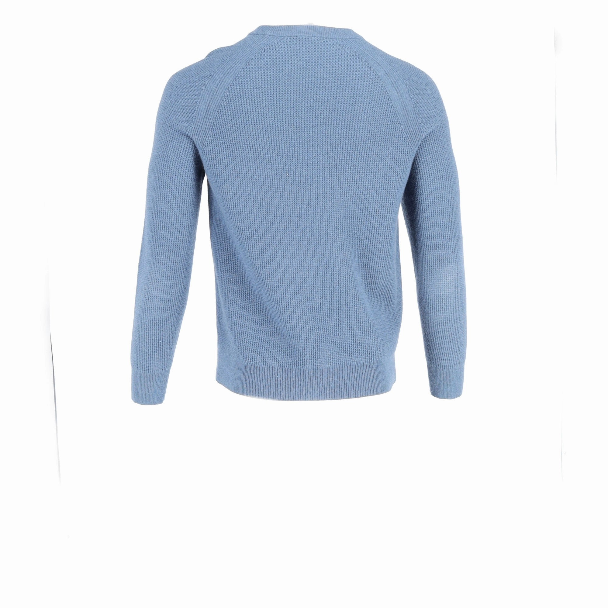 Theory Crewneck Sweater in Light Blue Wool