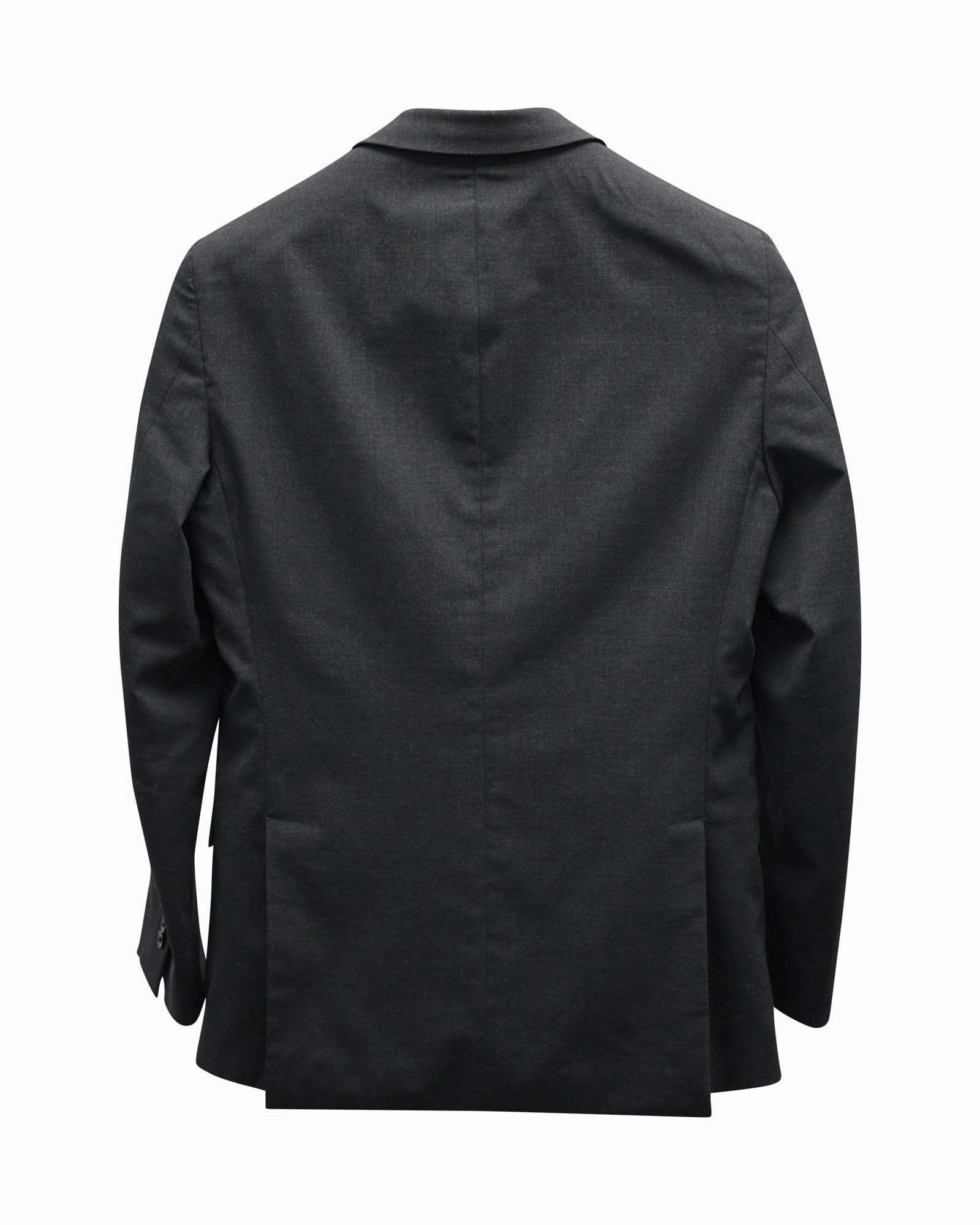 Theory Tailored Single-Breasted Blazer in Grey Wool