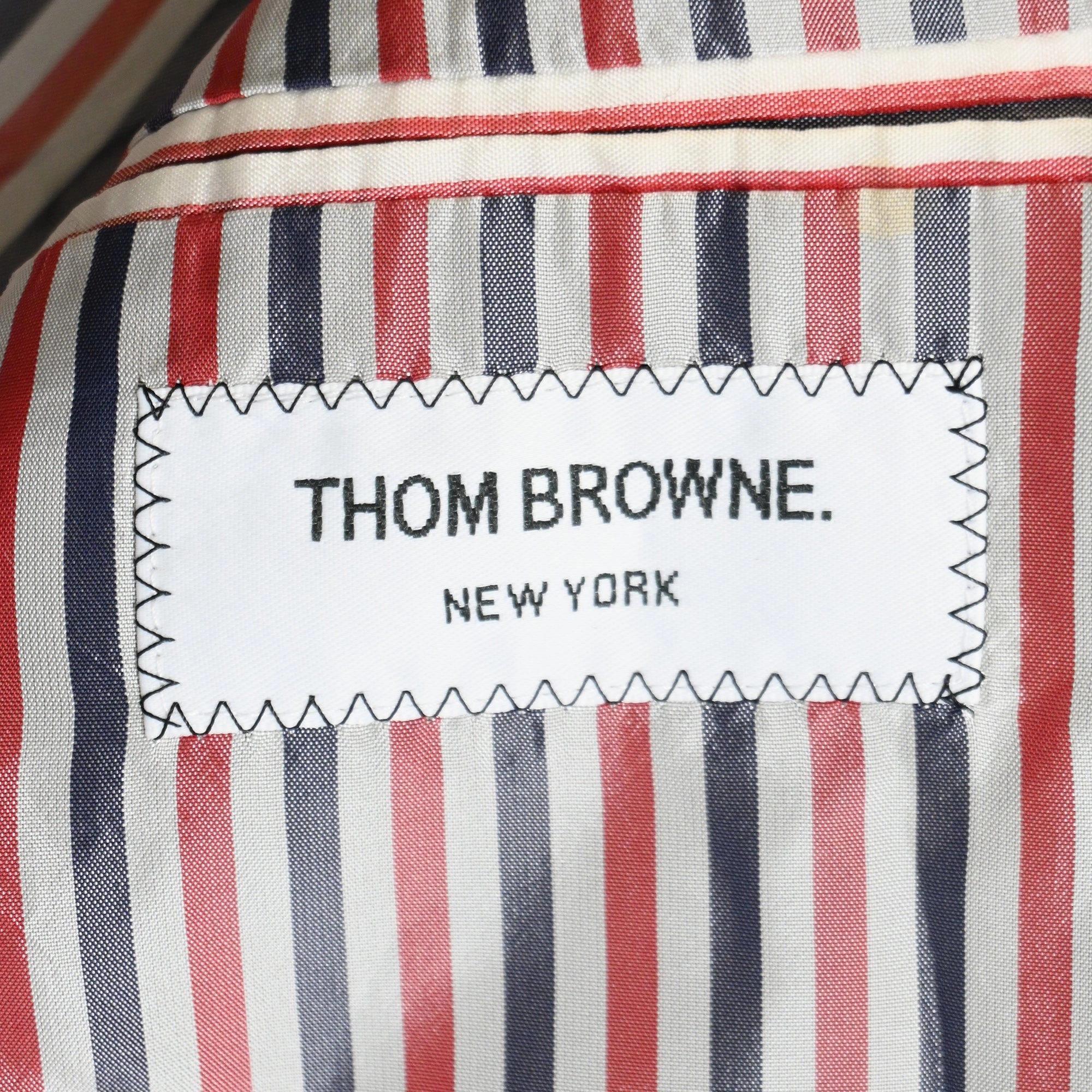 Thom Browne Single-Breasted Blazer in Dark Grey Wool