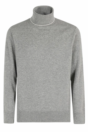 Tipping Turtleneck Sweater designer sweaters outlet