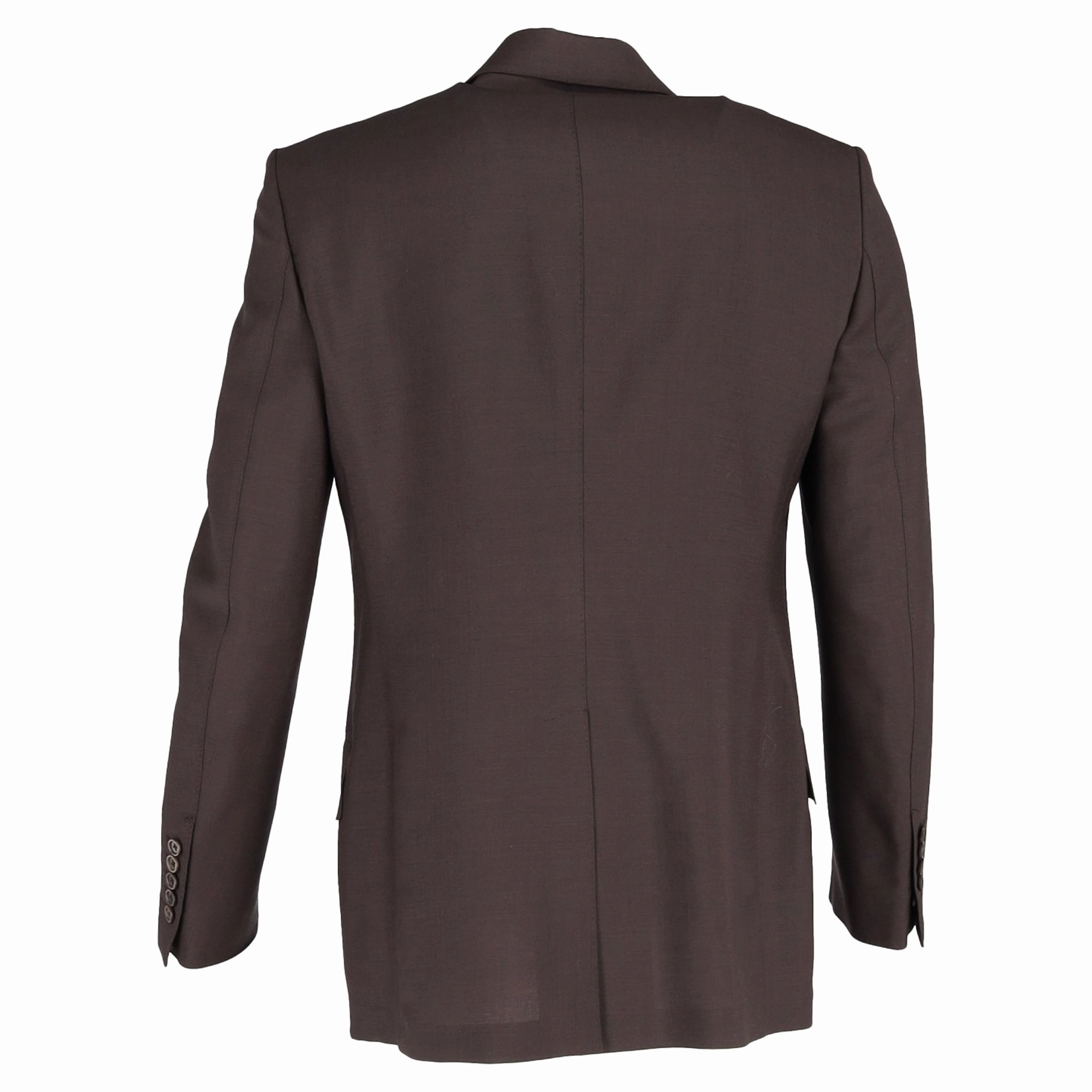 Tom Ford Double-Breasted Jacket In Brown Wool