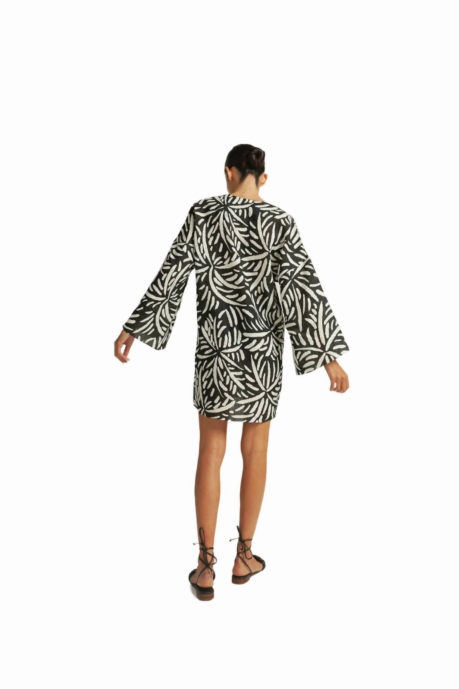 Turin Dress In Palm Abw