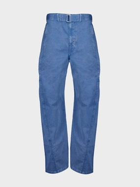 Twisted Belted Denim Pants Bottoms Mens - cheap mens shorts online