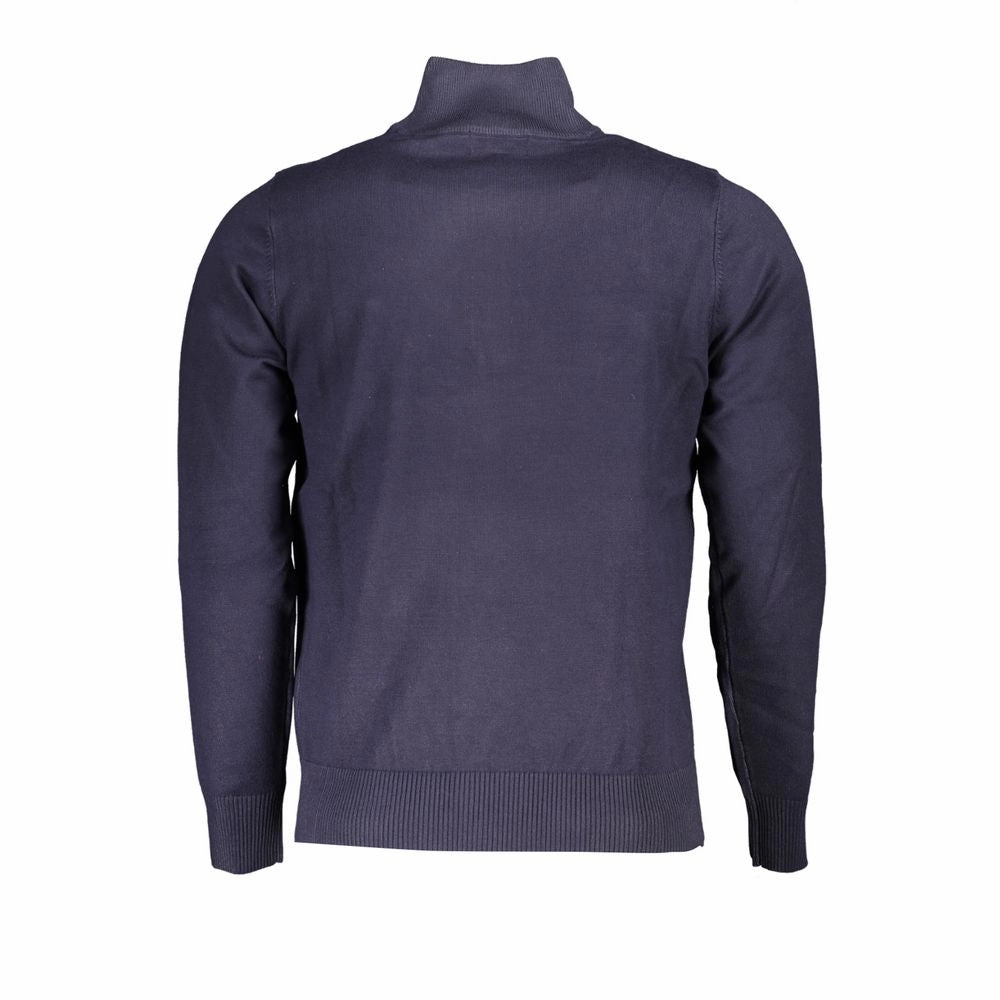 U.S. Grand Polo Chic Half-Zip Sweater with Elegant Men's Embroidery