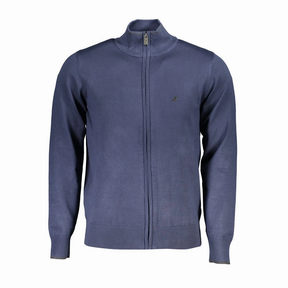 U.S. Grand Polo Elegant Long Sleeve Zip Cardigan with Contrast Men's Detail winter sweaters outlet