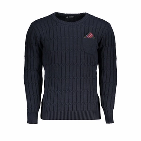 U.S. Grand Polo Elegant Twisted Crew Neck Men's Sweater winter sweaters outlet