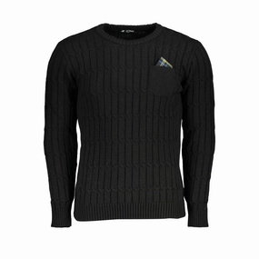 U.S. Grand Polo Twisted Crew Neck Sweater with Contrast Men's Details winter sweaters outlet