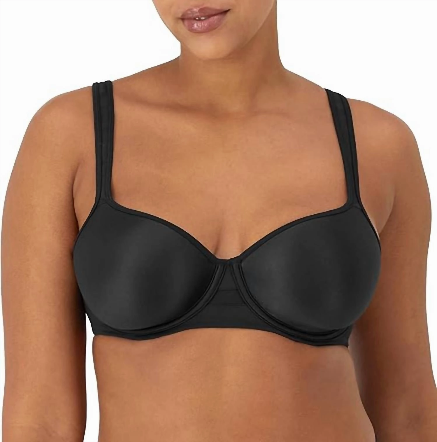 U Ultra Light Minimizer Underwire Bra In Black