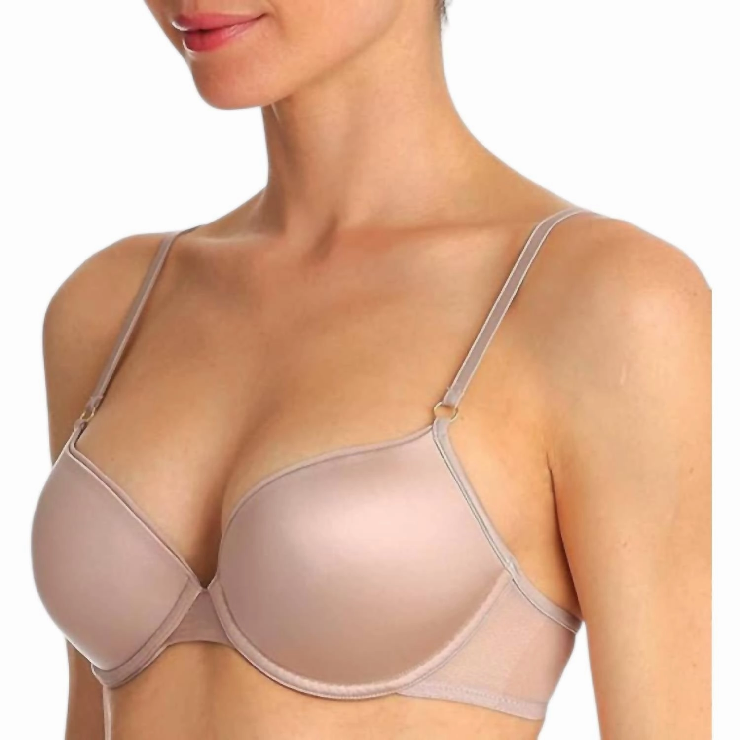 Undertones Padded Balcony Bra In Patine