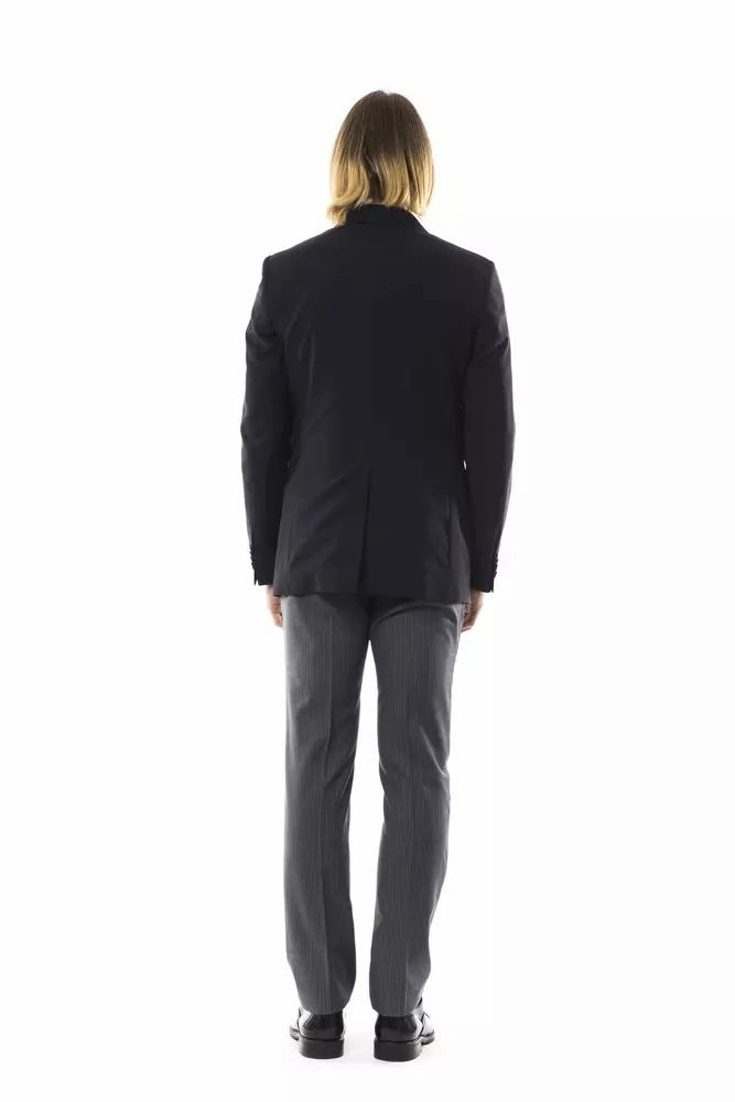 Uominitaliani Elegant Wool Two-Button Men's Men's Blazer