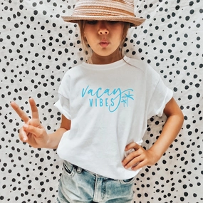 Vacay Vibes Kids T-Shirt Holiday Collection - holiday outfits clearance