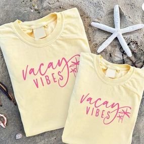 Vacay Vibes Matching Summer Butter T-Shirts Holiday Collection - holiday outfits clearance