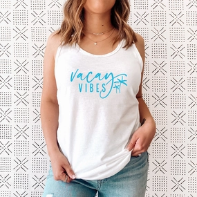 Vacay Vibes Sleeveless Tank Holiday Collection - holiday outfits clearance