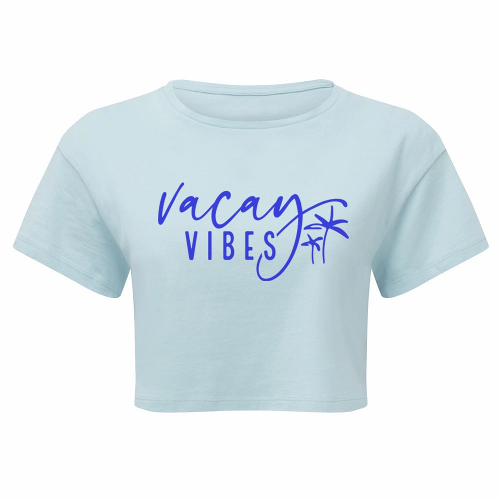 Vacay Vibes Summer Crop T-Shirt