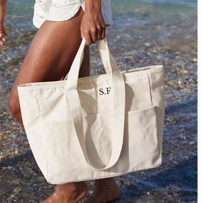 Valetta Cargo Pocket Personalised Tote Holiday Collection - holiday outfits clearance
